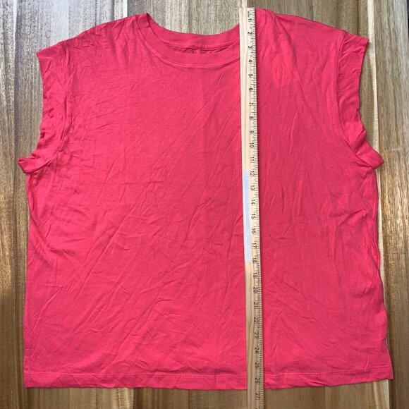 A New Day Womens Plus Size Casual Summer Coral Relaxed Fit T-Shirt Size XXL - Picture 11 of 15